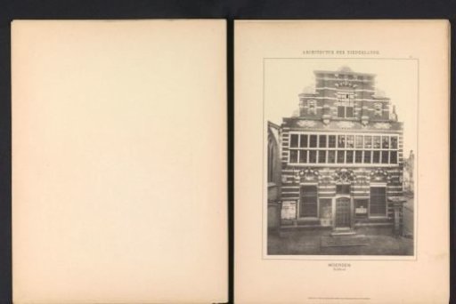 View of the town hall in Woerden