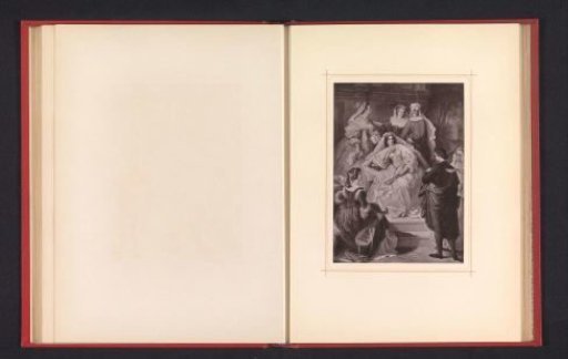 Photographic reproduction of a drawing depicting Alfonso for Leonore