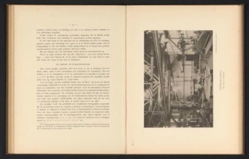 Interior with workers in the boiler shop of the machine factory of Gebroeders Stork & Co.