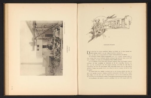 View of the melting furnaces of the foundry of the machine factory of Gebroeders Stork & Co.