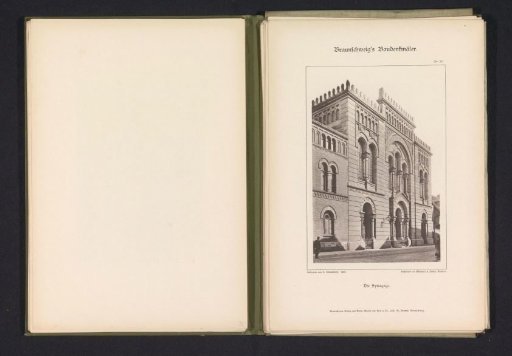 Exterior of the New Synagogue in Braunschweig