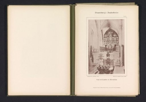 View of the Organ of the St. Martin's Church in Braunschweig