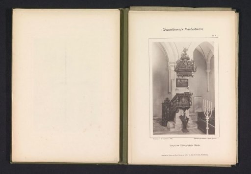 Pulpit of Riddagshausen Abbey in Braunschweig