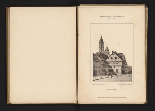 View of the Kaiserstraße at Braunschweig