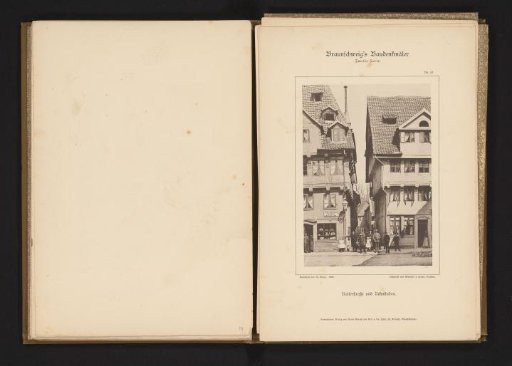 View of the Kaiserstraße and the Rehnstoben in Brunswick