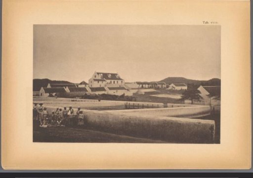 View of the Savonet plantation on Curaçao