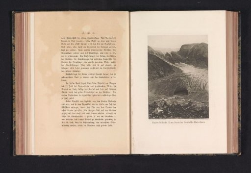 Emperor Wilhelm II of Germany at the foot of the Suphell glacier in Norway