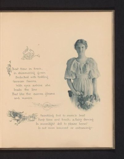 Portrait of an Unknown Woman with Flowers in Her Hand
