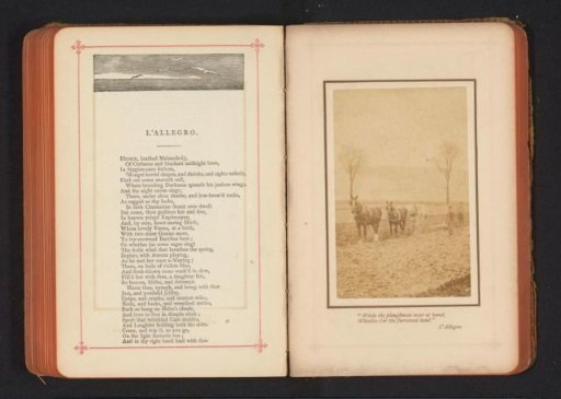 Two men with a horse-drawn plough in a sowing field