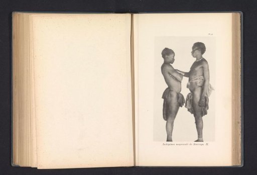 Portrait of two members of the Ngbandi tribe