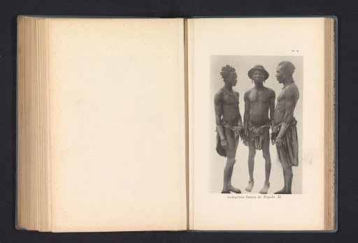 Portrait of three men of the Banza at Bogolo