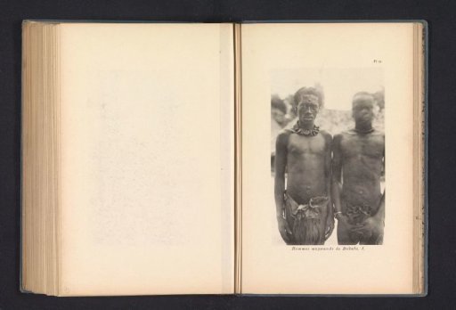 Portrait of two Ngbandi men in Bokula