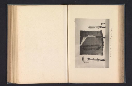 Knives, necklace, and mat of the Bangala and Bapoto