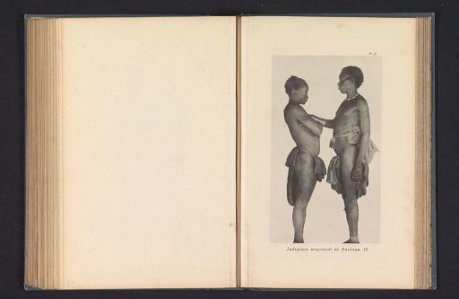 Portrait of two members of the Ngbandi tribe