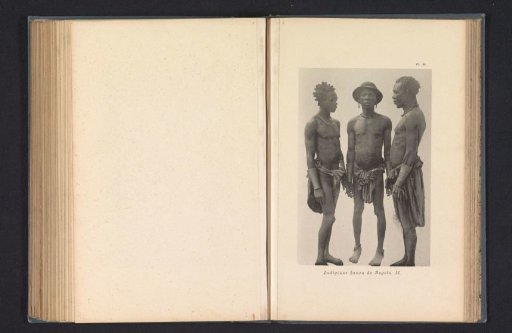 Portrait of three men of the Banza at Bogolo