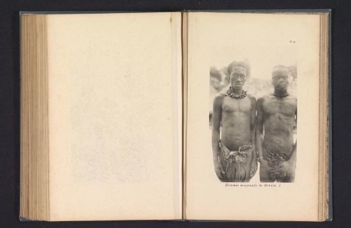 Portrait of two men of the Ngbandi at Bokula