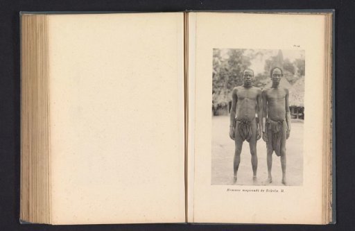 Portrait of two men of the Ngbandi at Bokula