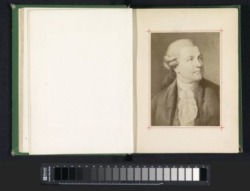 Photographic reproduction of a portrait of Friedrich Gottlieb Klopstock by Eugen Felix