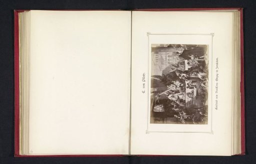 Photographic reproduction of a painting depicting the entry of Godfrey of Bouillon into Jerusalem