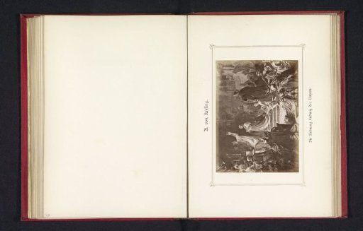 Photographic reproduction of a painting depicting the coronation of Emperor Louis the Bavarian