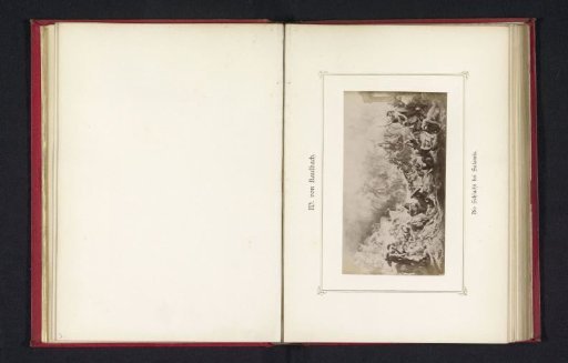 Photographic reproduction of a painting depicting the Battle of Salamis