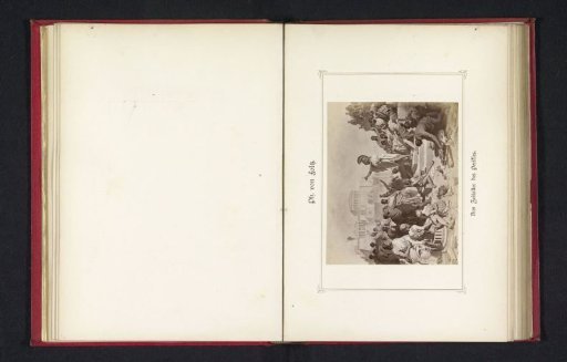 Photographic reproduction of a painting depicting Pericles delivering his funeral oration in Athens