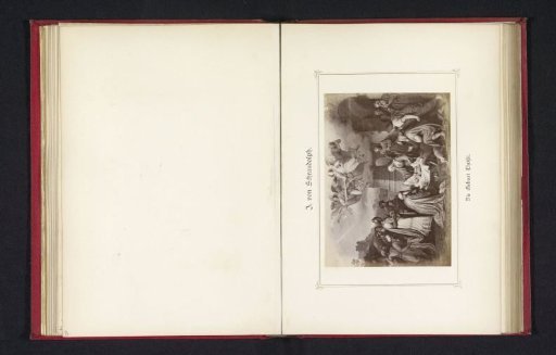 Photographic reproduction of a painting depicting the Adoration of the Magi