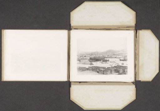 View of boats in the harbor of Port Arthur