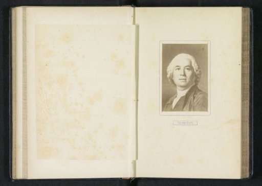 Photographic reproduction of a portrait of Christoph Willibald von Gluck