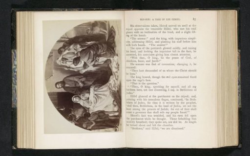 Photographic reproduction of a painting, depicting the Adoration of the Shepherds