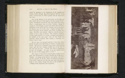 Photographic reproduction of a painting, depicting the Muses in the sacred grove