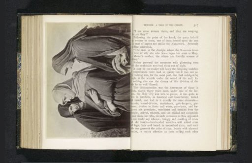 Photographic reproduction of a painting depicting the three Marys