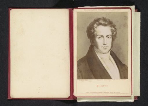 Photographic reproduction of a portrait of François-Adrien Boieldieu by Eugen Felix