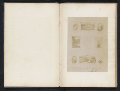Photographic reproduction of a photographic collage with portraits of members of the Gaillard family
