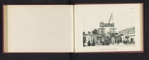 Replica of a village from Dahomey at the World's Columbian Exposition in Chicago in 1893