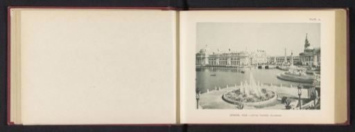 View of the central plaza of the World's Columbian Exposition in Chicago in 1893