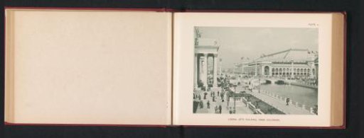 View of the Building of Machinery and Fine Arts at the World's Columbian Exposition in Chicago in 1893