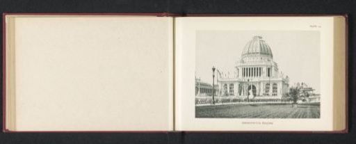 View of the Administration Building, designed by Richard Morris Hunt, at the World's Columbian Exposition in Chicago in 1893