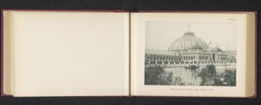 View of the Agricultural Building, designed by Jenney and Mundie at the World's Columbian Exposition in Chicago in 1893