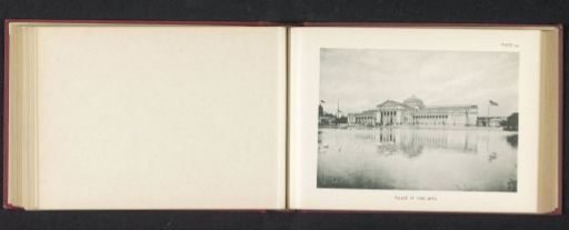 View of the Palace of Fine Arts at the World's Columbian Exposition in Chicago in 1893