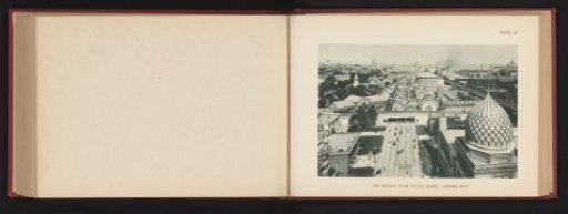 View of the World's Columbian Exposition in Chicago in 1893 from a Ferris wheel