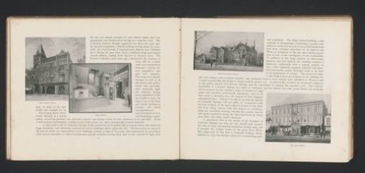 Photomontage of the Alamo Hotel and the reception, Colorado Springs