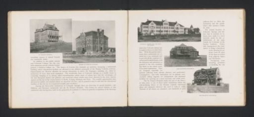 Photomontage of three buildings in Colorado