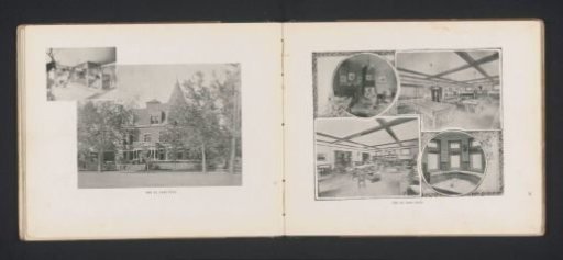 Photomontage of the interior of the El Paso Club in Colorado Springs