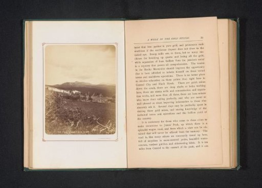 Mountain landscape in Clear Creek County