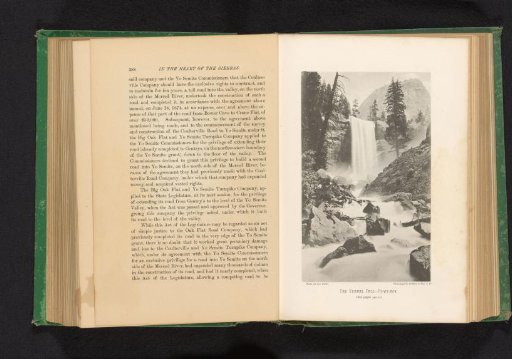 View of the Vernal Fall in Yosemite Valley, California