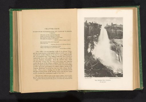 View of Nevada Fall in Yosemite Valley, California