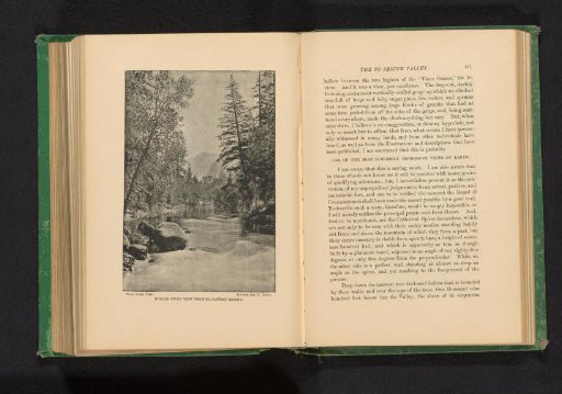 View of the Merced River in Yosemite Valley, California