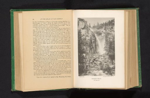 View of Cascade Falls in Yosemite Valley, California