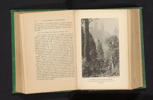 View of the Cathedral Spires in Yosemite Valley, California